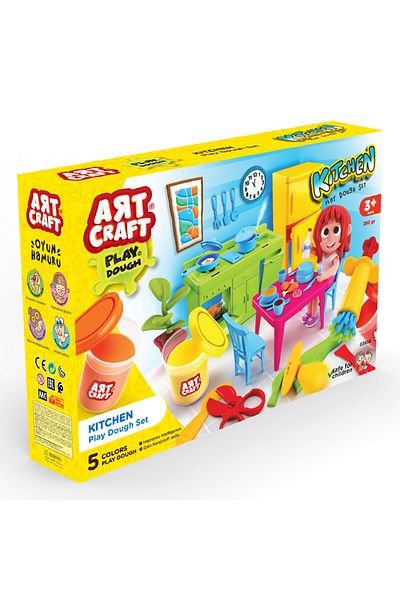 DEDE Kitchen Play Dough Set 280 gr
