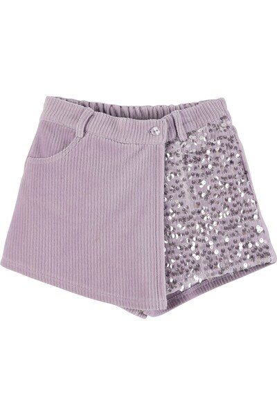 İdilbaby&Mamino MAMİNO KIZ ÇOCUK KADİFE SORT ETEK 16914