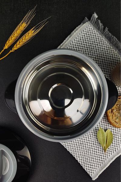 Digithome Food Thermos with Stainless Steel Chamber 1000 ml Black - Ckr3149 C320.025