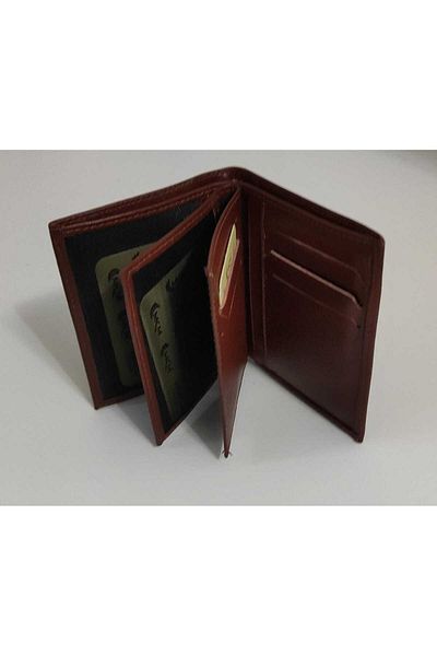 firdevsi hobi Real Leather Vertical Men's Wallet