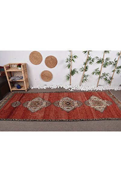 Kayra Export 119x304 cm Yolluk Halı, Yolluk Halı, Kırmızı Mutfak Halı, Türk H...