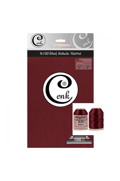 Cenk Imported 100x100 Cm Plain Writing Gold Spike 20 Gr with Needle Floss