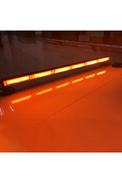 ede Off Road Led Bar 120cm Sarı Sarı Cob Led Çakarlı Led Bar 8 Ledli