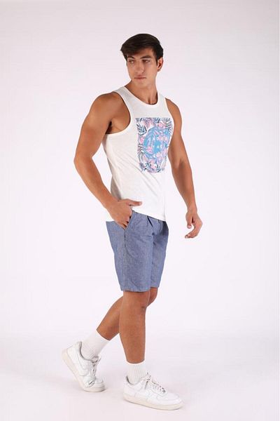 denimfield Ανδρικό εσώρουχο Casual Ecru 2304929