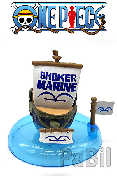 PaBil One Piece Anime Manga Aksiyon Figür Oyuncak Gemi - Sumoker's Marine 6 Cm