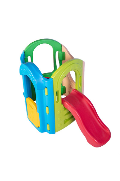 KÜLTÜR ÇOCUK OKUL ÖNCESİ EĞİTİM ARAÇLARI Ekonomik Kapılı Tek Kule Bahçe Oyun Parkı Kreş Anaokulu Kaydıraklı Plastik Oyun Parkı Fiyatları