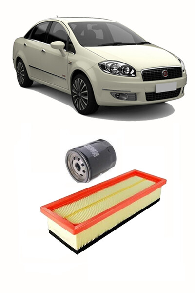 Genel Markalar Fiat Linea Benzinli 1.4 8 Valve Motorlar Için Hava Filtresi + ...