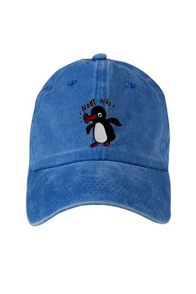 ŞapkaMania Noot Noot!Penguin Patterned Washable Baseball Cap