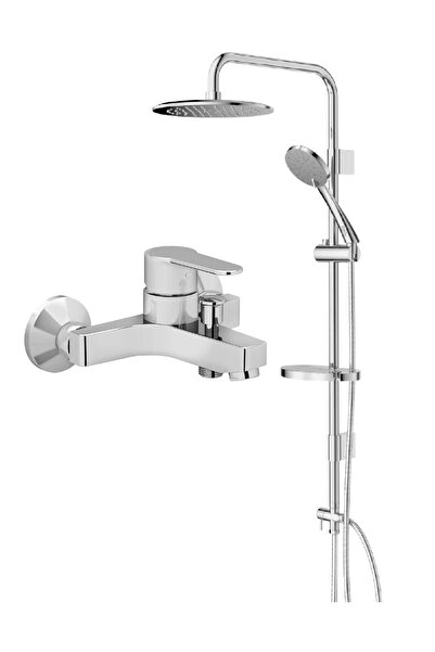 Artema Win S A42676 Banyo Bataryası + Paslanmaz Çelik itimat Yağmur Tepe Duş ...