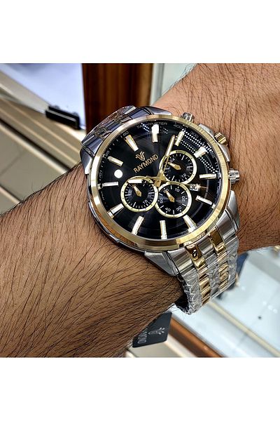 Raymond Steel Men's Wristwatch