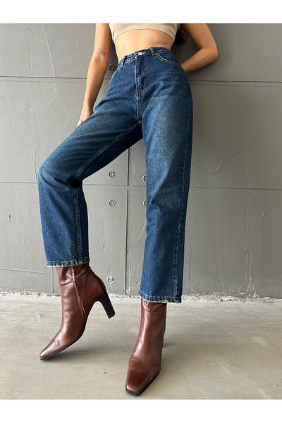 Laluvia Pantaloni Boyfriend Bluemarin Original Brand