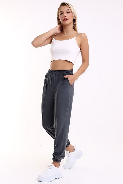 Zula Moda ΓΥΝΑΙΚΕΙΑ ΒΕΛΟΥΔΙΝΗ JOGGER ΦΟΥΤΕΡ