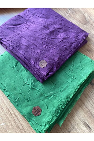 Nilbutik SHAWL SECRET 2 Lİ BAMBU KRAŞ ŞAL