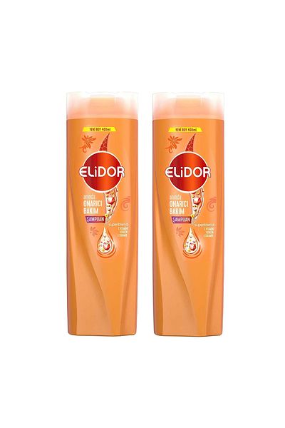 Elidor Superblend Instant Repair Care Shampoo - 400 ml X 2 Pieces