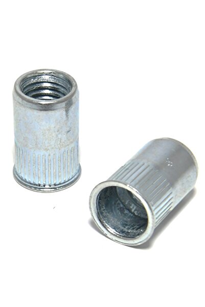 EMEK PERÇİN YUVARLAK (SİLİNDİR) SIFIR KAFA (FLANŞSIZ) ÇELİK SOMUN PERÇİN M10 ...