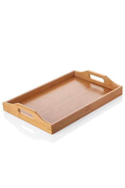 ELZEY HOME Bamboo Rectangular Presentation Tray 33x22 cm Natural