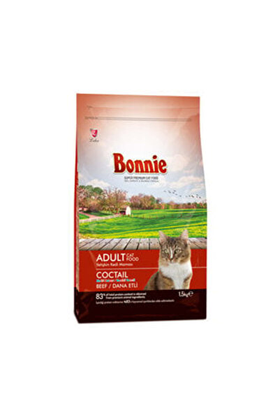 Bonnie Cocktail Adult Kuru Kedi Maması 1500 G ( 1 ADET )