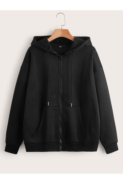 DAXİS Sportwear Company Unisex Fermuarlı Cepli Kapüşonlu Sweatshirt DAXİS Spo...