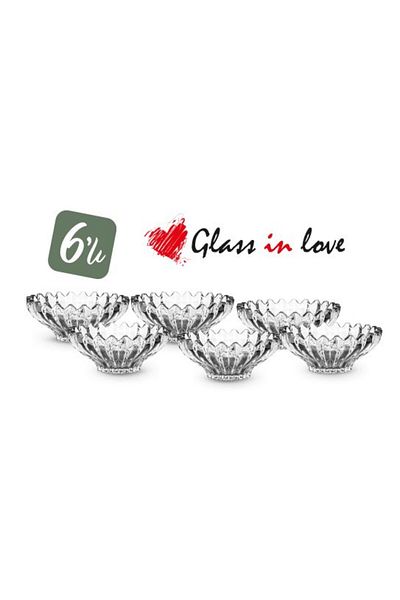 Glass In Love Glass In Love Glass Bowl Set of 6