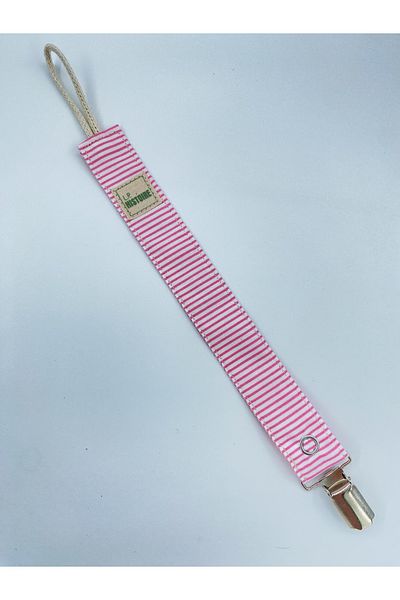 Le Petite Histoire Pacifier Hanger - Pacifier Chain 100% Cotton - Washable