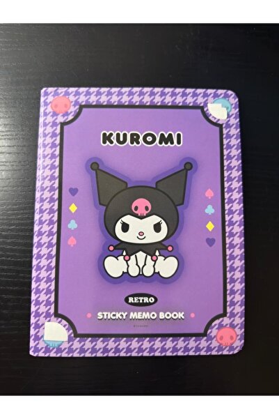 Mutlu Kırtasiye Dünyası Sanrio kuromi post it set