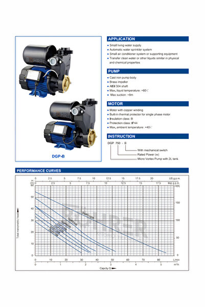 BÖHRER GÜNEŞİ ENERJİSİ SICAK SU - SOĞUK SU BASINÇ ARTTIRICI OTOMATİK HİDROFOR 1 HP DGP750B - 3 KAT 3 DAİRE