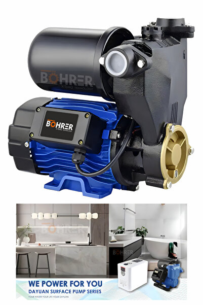 BÖHRER GÜNEŞİ ENERJİSİ SICAK SU - SOĞUK SU BASINÇ ARTTIRICI OTOMATİK HİDROFOR 1 HP DGP750B - 3 KAT 3 DAİRE