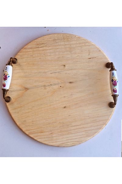 Ahşap Spruce Tray 28 cm