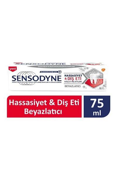 Sensodyne معجون أسنان لتبييض اللثة وحساسية اللثة 75 مل