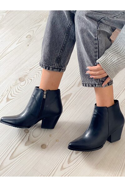 irmona DALİDA SİYAH DERİ DALLAS WESTERN MİNİ BOT