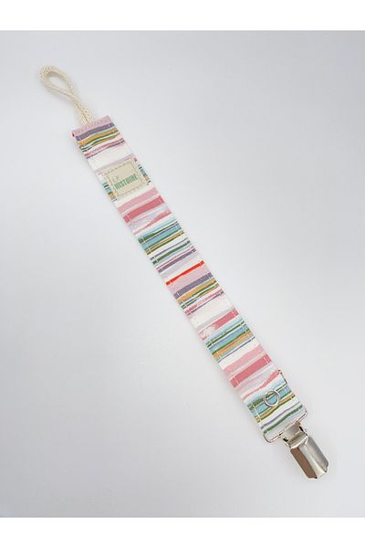 Le Petite Histoire Pacifier Hanger - Pacifier Chain 100% Cotton - Washable