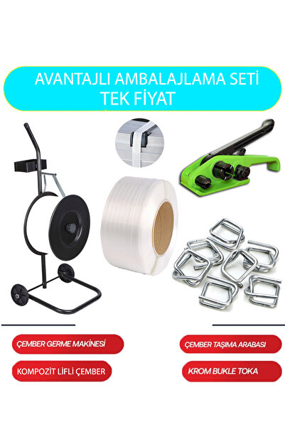 Tanpet Kazançlı 19'Lık 600 Mt Kompozit(lifli) Çember Kullanım Seti