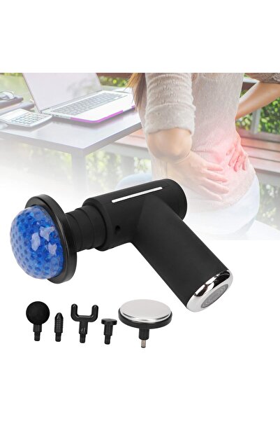 Mega Plus Sıcak Ve Soğuk Kompres Masaj Tabancası Ergonomik Ayarlanabilir Perküsyon Derin Doku Masajı