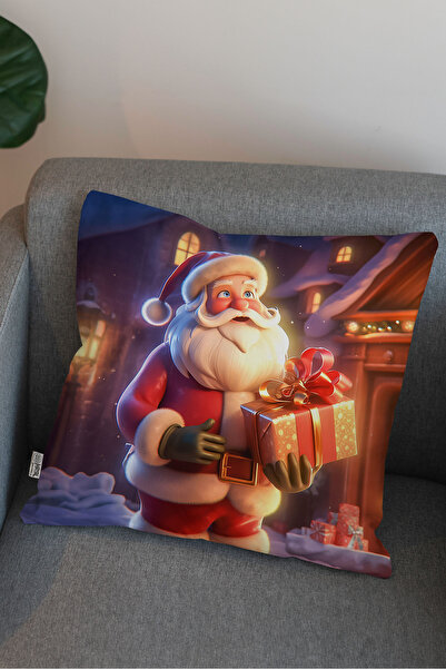 Hayal Dekoratif وسادة زينة هدية مطبوعة رقمية مطبوع عليها صورة سانتا كلوز للعا...