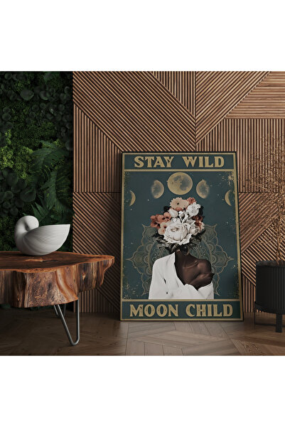 RUGSMODERN Kanvas Tablo Antik Tarot Temalı Vahşi Kal