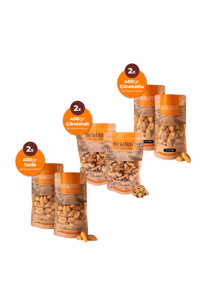 TADIM KURU FIRINI Mix - 2 (2 Adet 400gr. Sade + 2 Adet 400gr. Çörekotlu + 2 A...