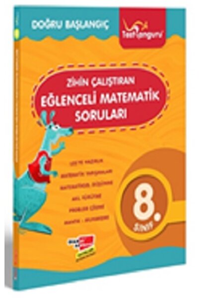 Dikkat Atölyesi Yayınları 8. Sınıf Zihin Çalıştıran Eğlenceli Kanguru Matemat...