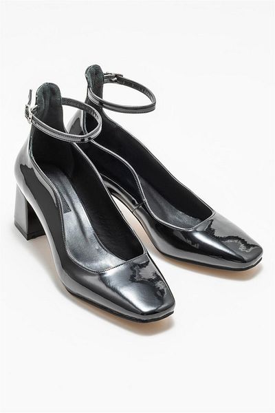 Elle Shoes Women's Black Heeled Shoes