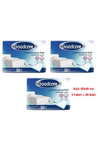 Goodcare Mattress Protector Cover 60X90Cm 3 Pack of 30
