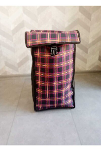 Burak Desenli Pazar Arabası Çantası Yedek Çanta