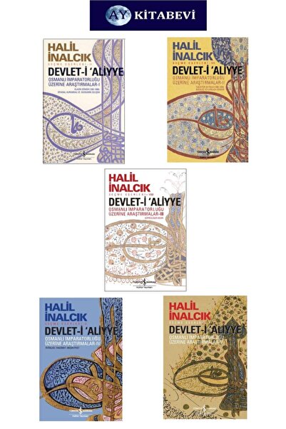 TÜRKİYE İŞ BANKASI KÜLTÜR YAYINLARI Devlet-i Aliye 5' Tam Set Halil Inalcık