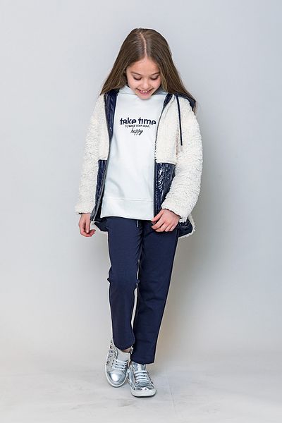 incity Girl's Quilted Pocket Detailed Hooded Coat
