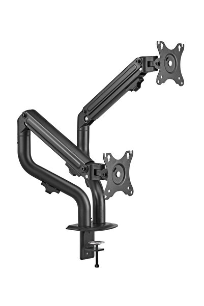 Twisted Minds TM-71-C012 شاشة ميكانيكية ممتصة للصدمات مقاس 17 بوصة - 32 بوصة بحد أقصى 2 × 8 كجم ذراع شاشة مزدوج