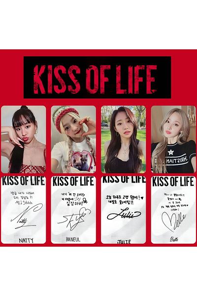 Kpop Dünyasi KISS OF LIFE ''Kiss of life'' PC Set