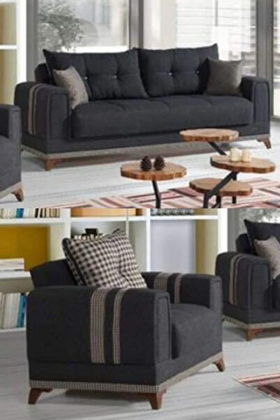 Eymense Okyanus Çekyatlı Koltuk Takımı 3 1