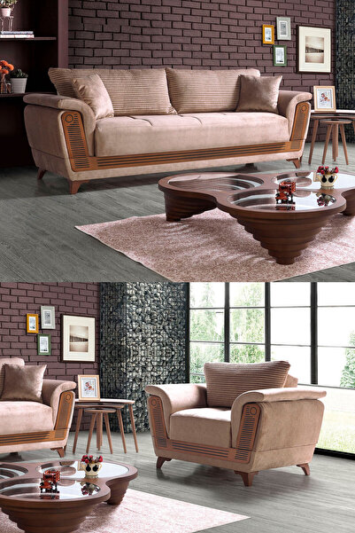 Eymense Kobra Çekyatlı Koltuk Takımı 3+1