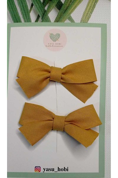 YS Yasu_hobi Mustard Bow Buckle