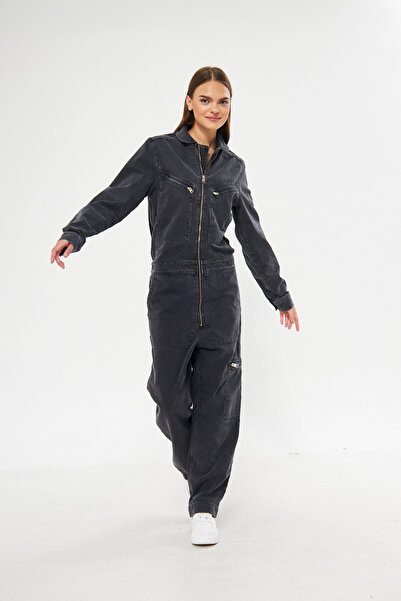 Kutaf Salopetă de jeans cu fermoar