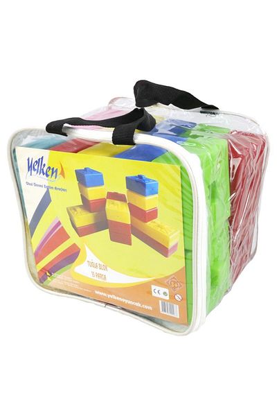 Edutoys كتلة الطوب 15 قطعة