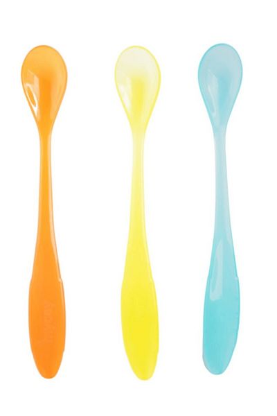 Wee Baby Blue Lunch Set - 3-Piece Spoon and Storage Box